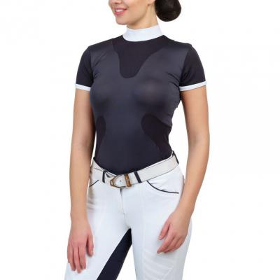 Custom Design Patchwork Mesh Breathable Show Shirt