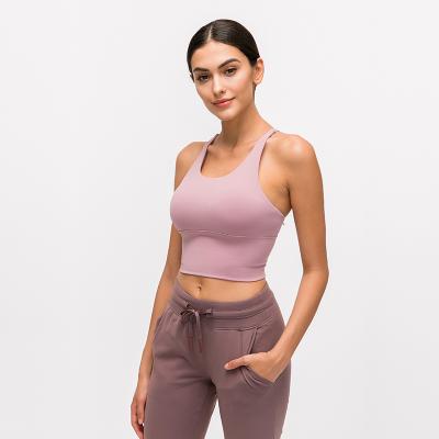 Custom Logo In Stock Middle Impact Sports Bra
