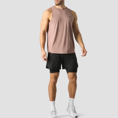 Custom Training Workout Quick Dry Mental Shorts Stride 2-in-1 Shorts Men Black