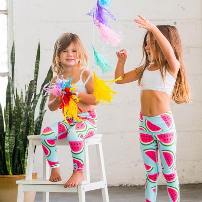 Customized Cute Pattern Watermelon Flexibly Children Minis Pants