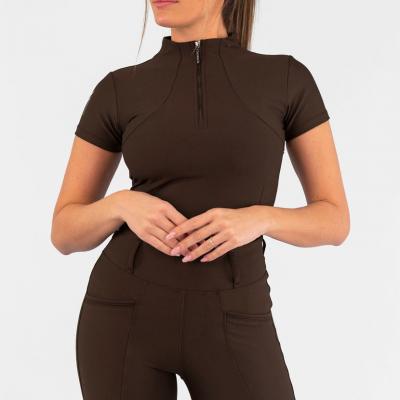 Customized Equestrian Short Sleeve Base Layer