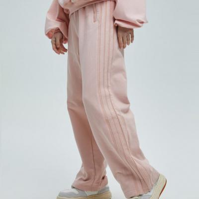 High Waist Elastic Waist Straight Leg Sweatpants Casual Wear Joggers