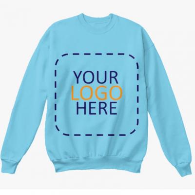 Hot Sell Customized Crew Neck Sweatshirts Unisex Hoodie