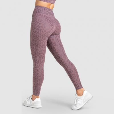 LOW MOQ Supportive High Waist Leopad Compression Leggings
