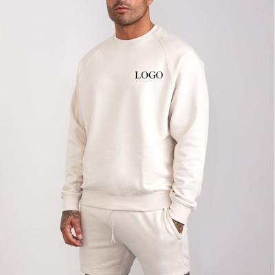 Street Wear Plain Color Cotton Crewneck Hoodie for Men