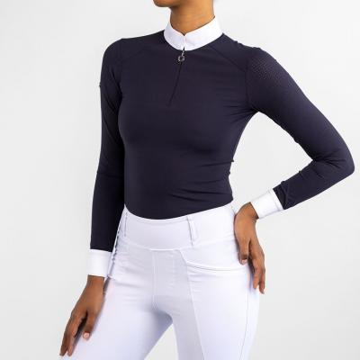 Wholesale Equestrian Long Sleeve Mesh Base Layer