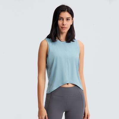 Women's Naked Yoga Vest Loose Sleeveless Blouse
