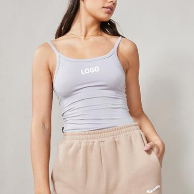 Workout Sleeveless Quick Dry Padded Tops Running Sport Yoga Vest base layer